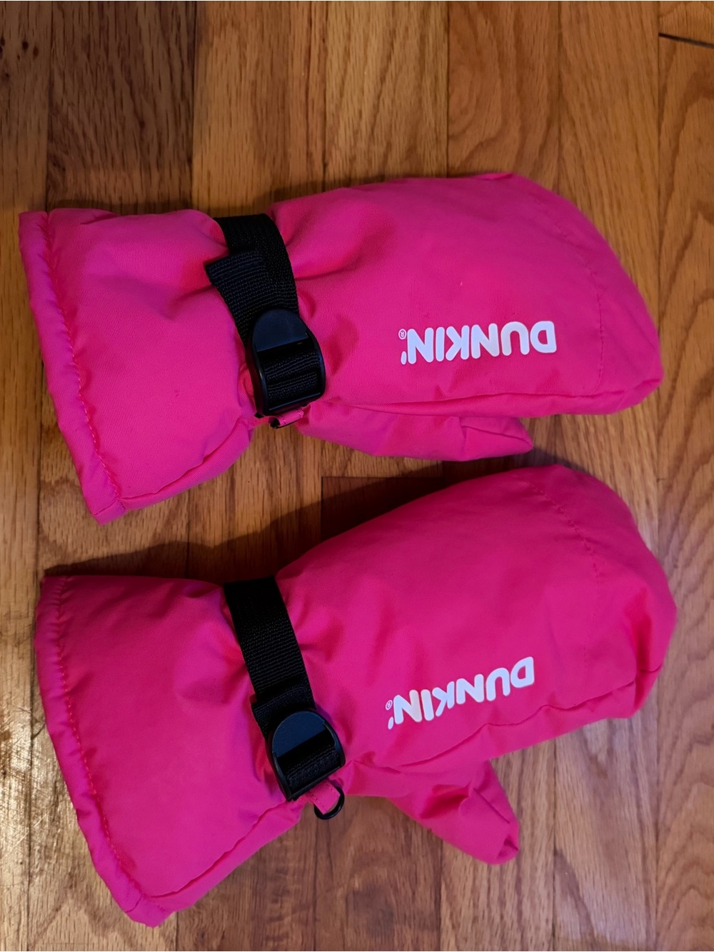 Exclusive Dunkin’ Pink Mittens